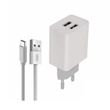 CARREGADOR USB 5V COM CABO USB-C