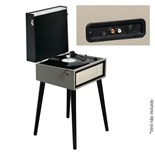 GIRA-DISCOS VINTAGE BLUETOOTH USB/MP3 2x3W MÓVEL