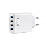 CARREGADOR 4X USB 5V (2X2.4A +2X2.4A) DCU