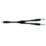 CABO JACK 3.5 STEREO / 2 JACK 6.3 MONO 1.8MT