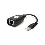 ADAPTADOR EXTENSAO USB PARA RJ45 ALCANCE 50MT