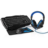 PACK GAMING AUSCULTADORES + RATO + TAPETE+ TECLADO