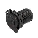 FICHA ISQUEIRO FEMEA CHASSI C/ TAMPA 12V/10A