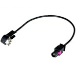 ADAPTADOR DE ANTENA FAKRA FEMEA / ISO MACHO 90º 0.23M