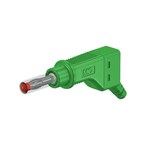 FICHA BANANA 4MM 32A 180º VERDE