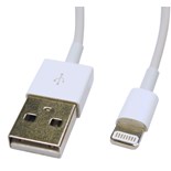 CABO USB-A 2.0 PARA LIGHTNING 1MT BRANCO