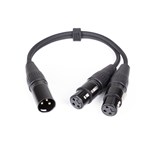 ADAPTADOR Y XLR MACHO /2XLR FEMEA 30CM