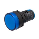 Piloto Redondo de Painel 24v 29mm AZUL