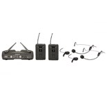 PROEL WM600DH SISTEMA MICRO SEM FIOS  2 HEADSET UHF MULTICANAL