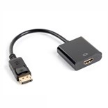 ADAPTADOR / CONVERSOR DISPLAYPORT MACHO / HDMI FEMEA 10cm