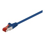 EXTENSAO CAT6 FTP RJ45  AZUL 0.15MT