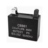 CONDENSADOR RECTANGULAR 2,5MF/450V FASTON