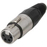 FICHA XLR FEMEA 4P NEUTRIK