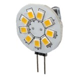 LAMPADA 9 LEDS G4 BRANCO QUENTE 12V 1.2W