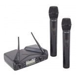 EIKON WM700DM SISTEMA MICRO S/ FIOS DUPLO MÃO MULTIFREQUENCIAS PLL UHF