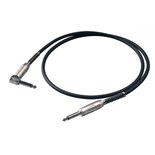 CABO PROFISSIONAL JACK 6.3 MACHO MONO / 6.3 MACHO MONO CURVA 6mt