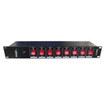 BOX LIGHTING 8 CH SWITCHES  19" RACK