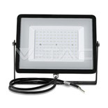 PROJECTOR SLIM SMD 100W 100-240V PRETO BRANCO QUENTE SAMSUNG