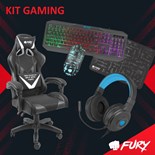 PACK GAMING CADEIRA + AUSCULTADORES + RATO + TAPETE + TECLADO