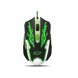 RATO GAMING COM LED VERDE