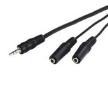 EXT.AUDIO 3,5 MACH/ST PAR 2X 3,5 ST COM  20cm