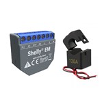 CONTADOR CORRENTE WIFI SHELLY EM + NÚCLEO120A