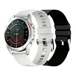 SMARTWATCH ELEGANCE BRANCO + PRETO DCU