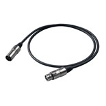 EXTENSAO XLR FEMEA / XLR MACHO PROEL 15MTS