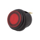 INTERRUPTOR SPST OFF-ON 20A 14VDC IP65 VERMELHO