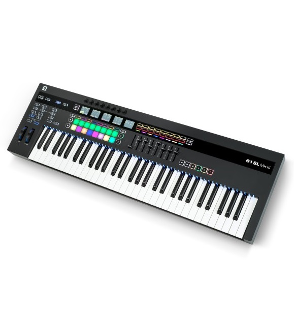 NOVATION 61SL MKIII TECLADO CONTROLADOR 61TECLAS 16PADS USB MIDI