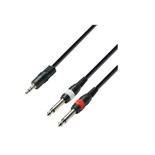 EXTENSAO JACK 3.5 STEREO / 2xJACK 6.3 MONO 3MTS