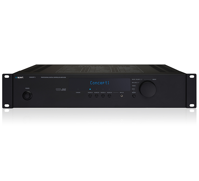 APART / BIAMP CONCEPT1 AMPLIFICADOR INTEGRADO STEREO 2 ZONAS