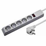 EXTENSAO CORRENTE SCHUKO 5 VIAS +INTERRUPTOR +PROTEÇÃO PICOS 1.8MT
