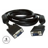 CABO VGA 15P MACHO / MACHO 5MTS