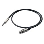 EXTENSAO XLR 3P FEMEA / JACK 6.3 MONO 3MTS