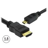 EXTENSAO MICRO HDMI MACHO / HDMI MACHO 1.5MT