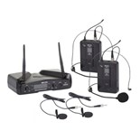 EIKON WM300DH SISTEMA MICRO SEM FIOS DUPLO HEADSET+LAPELA