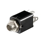 FICHA JACK 6.3mm FEMEA MONO CHASSI
