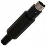 FICHA MINI DIN MACHO 6 PINOS