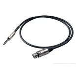 EXTENSAO XLR 3P FEMEA / JACK 6.3 STEREO 5MTS