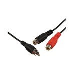 CABO RCA MACHO / 2xRCA FEMEA 1.5MT