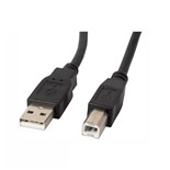 CABO USB-A MACHO / USB-B MACHO 1.8MT