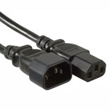 EXTENSAO CORRENTE IEC C14 MACHO - C13 FEMEA 2MTS