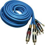 EXTENSAO 2 RCA MACHO / 2 RCA MACHO DOURADO 2.5MTS