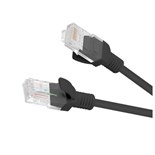 CABO REDE RJ45 CAT6 U/UTP PRETO 0.25 MT