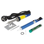 KIT FERRO SOLDAR + DESSOLDADOR + SUPORTE + SOLDA