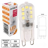 LAMPADA LED 230V 2.5W G9 BRANCO NEUTRO