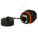 UNIAO RJ45 CAT6 FEMEA IP68 PAINEL