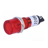 SINALIZADOR 230VAC Ø10mm VERMELHO
