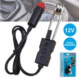 AQUECEDOR IMERSÄO P/ AUTO COM FICHA ISQUEIRO 12V 